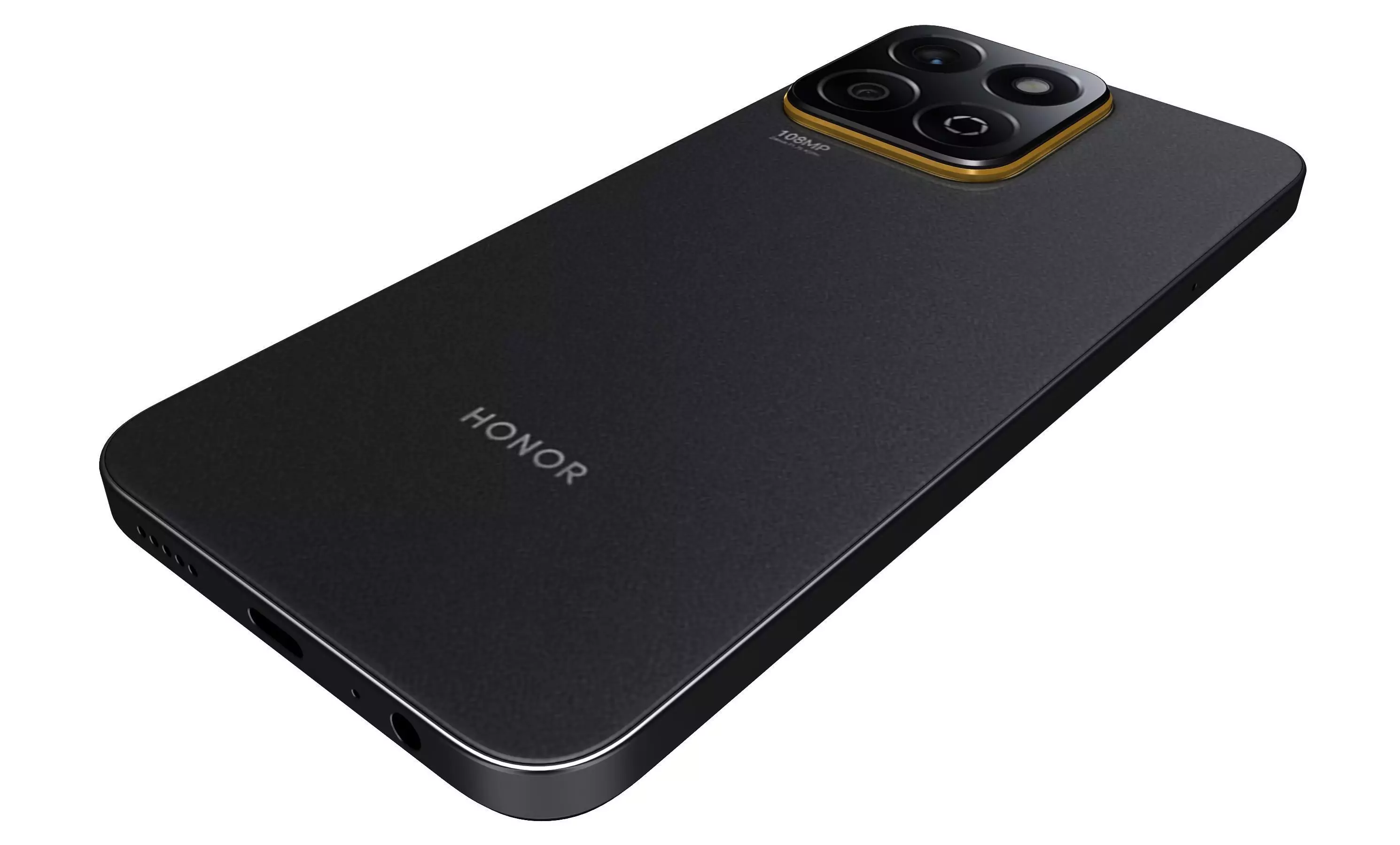 Honor X7c Black 3D model_11