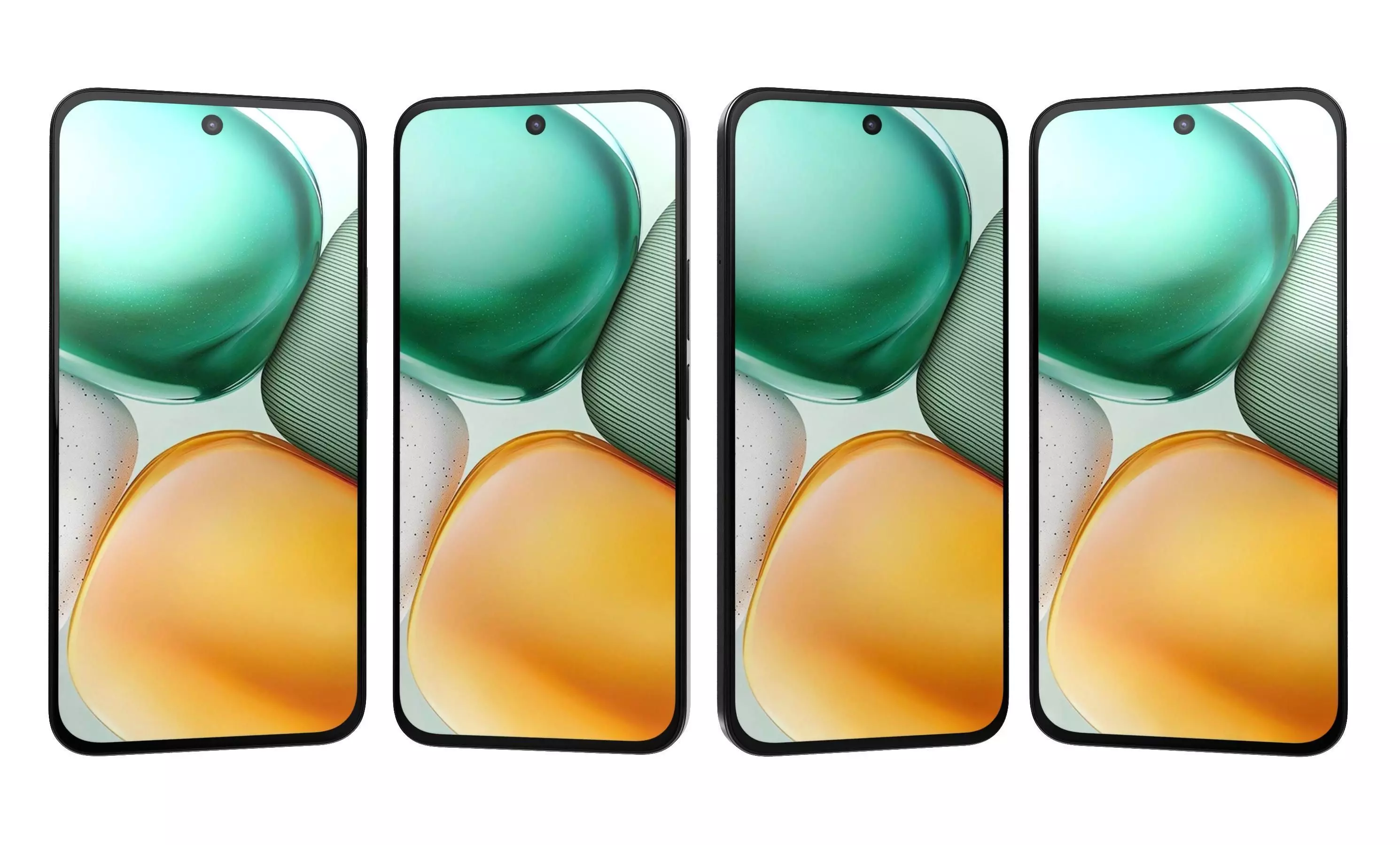 Honor X7c Black 3D model_12