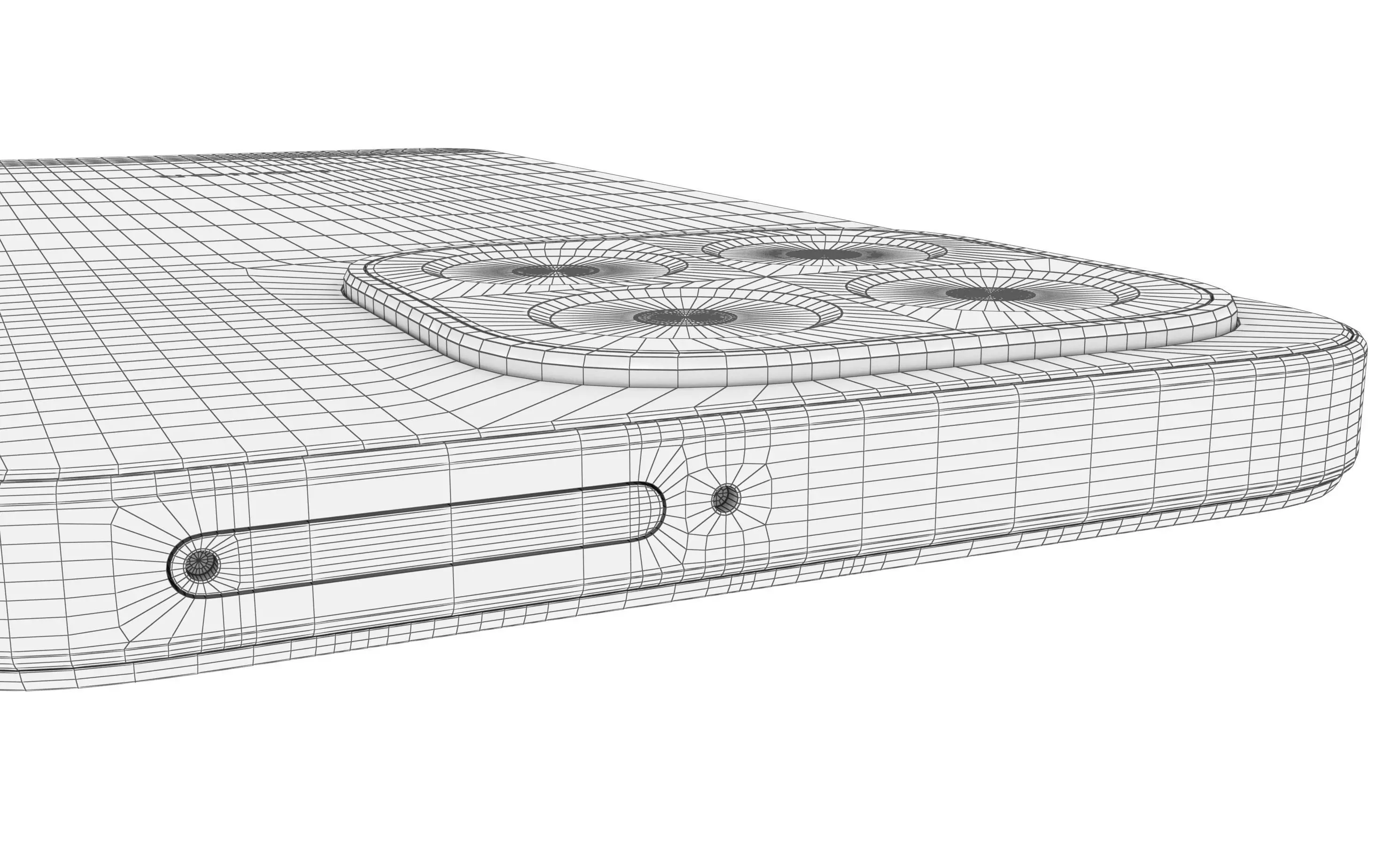 Honor X7c Black 3D model_22