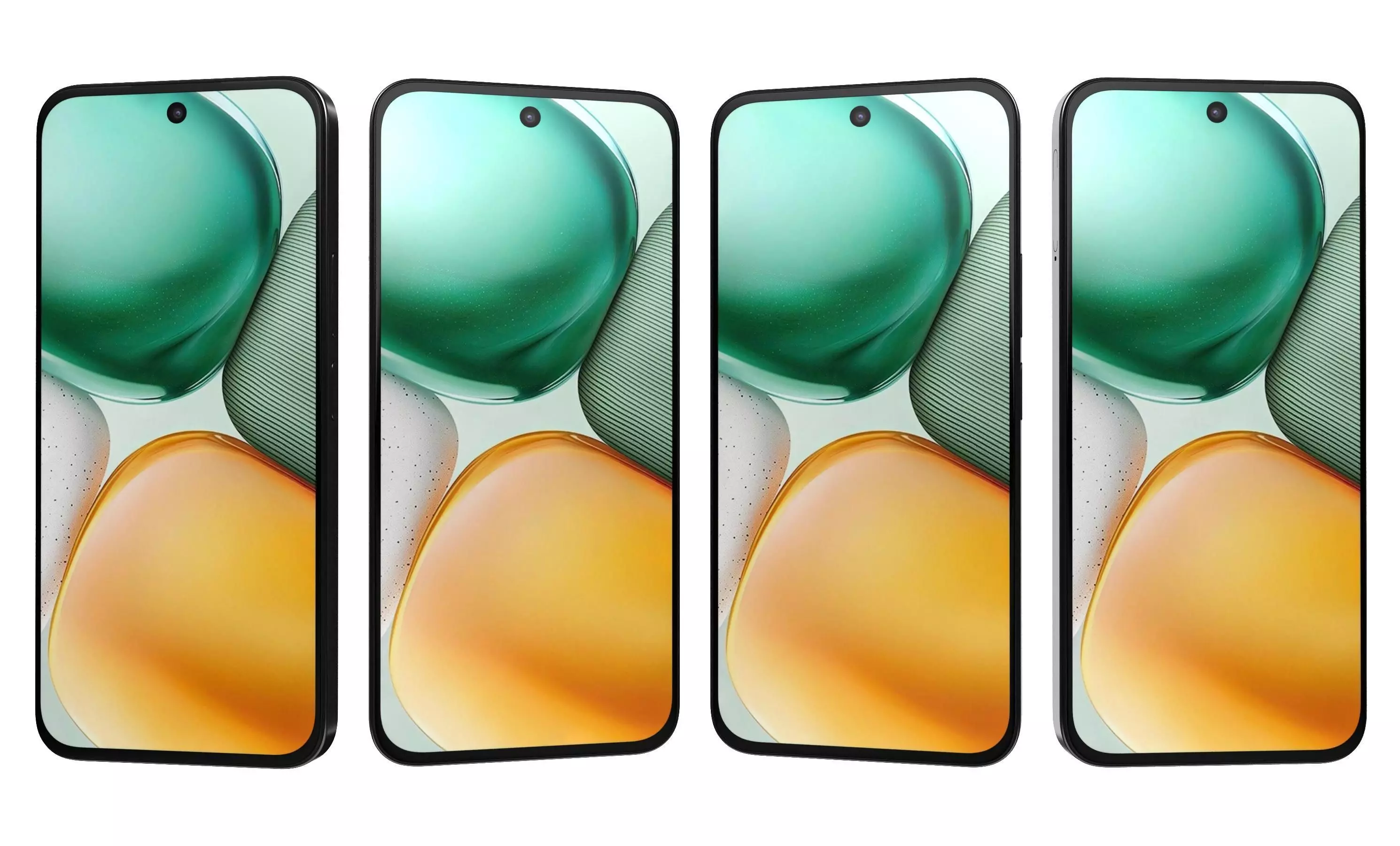 Honor X7c Black 3D model_31