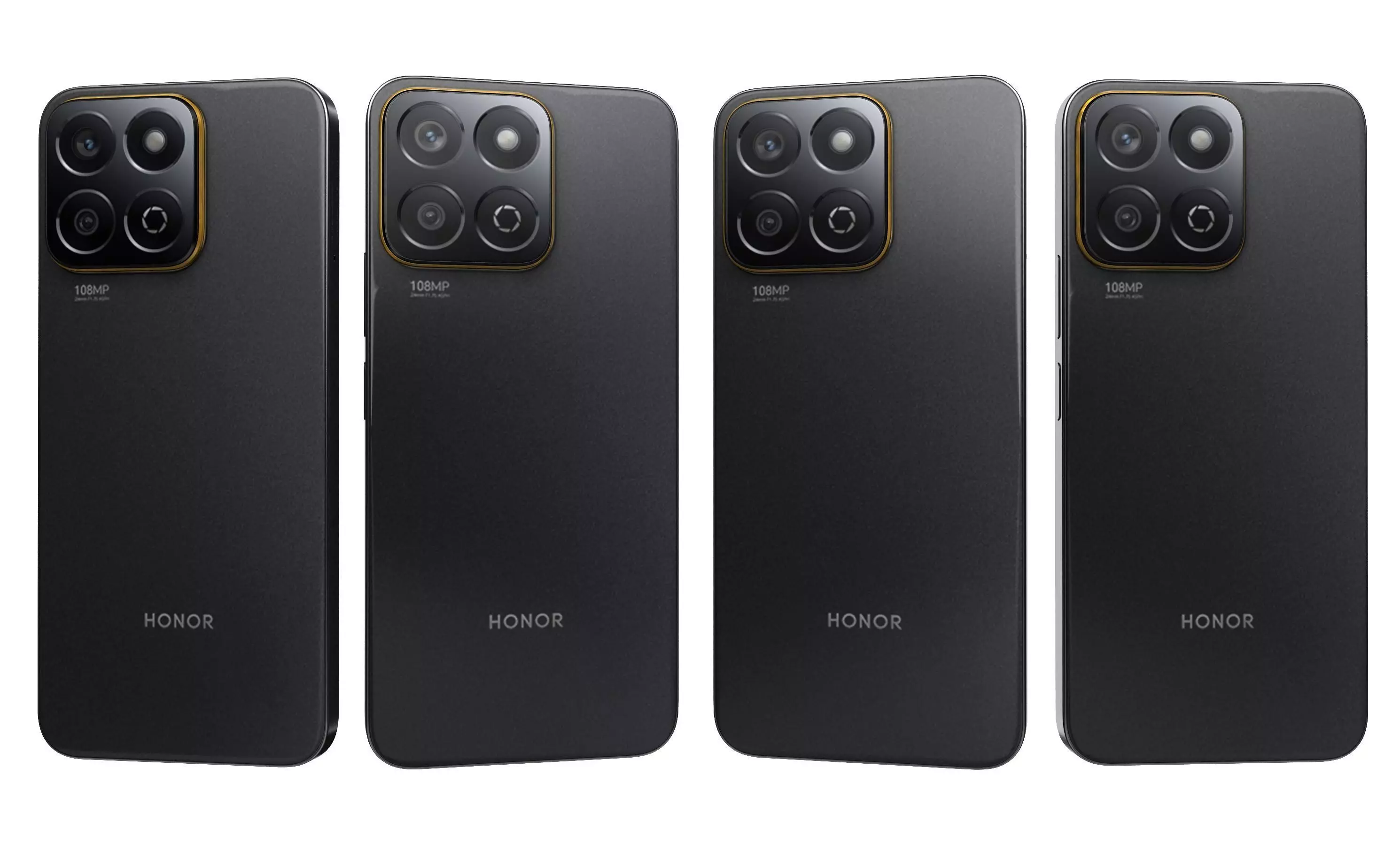 Honor X7c Black 3D model_29