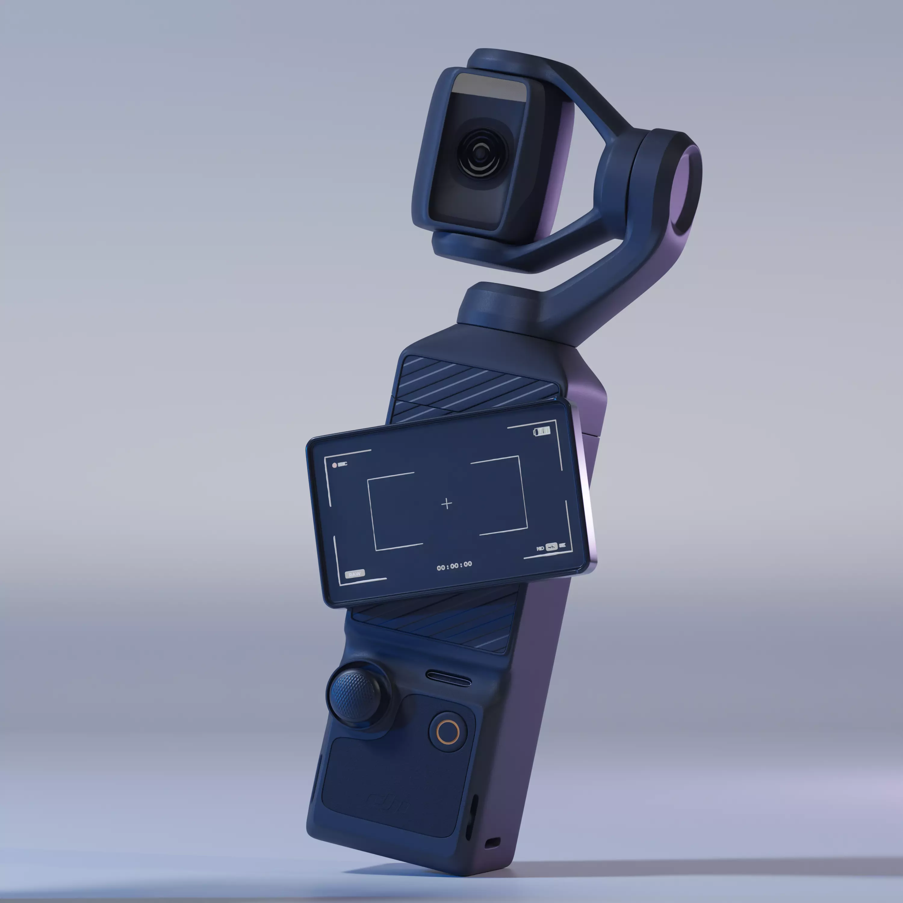 3D Portable Camera  High Detail Model Ready for Rendering 3D model_9