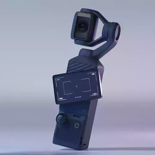 3D Portable Camera  High Detail Model Ready for Rendering 3D model