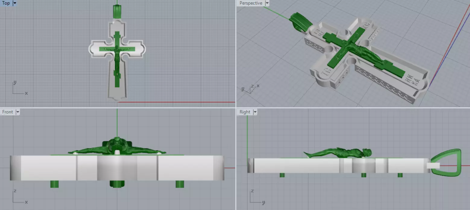 Cross 3D print model_9