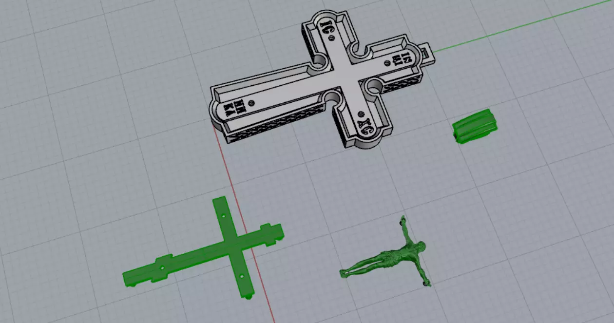 Cross 3D print model_13