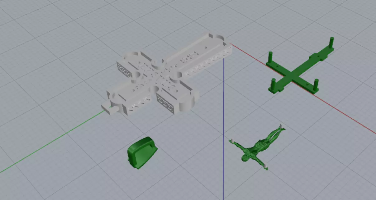 Cross 3D print model_11
