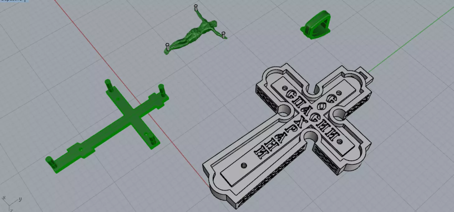 Cross 3D print model_12