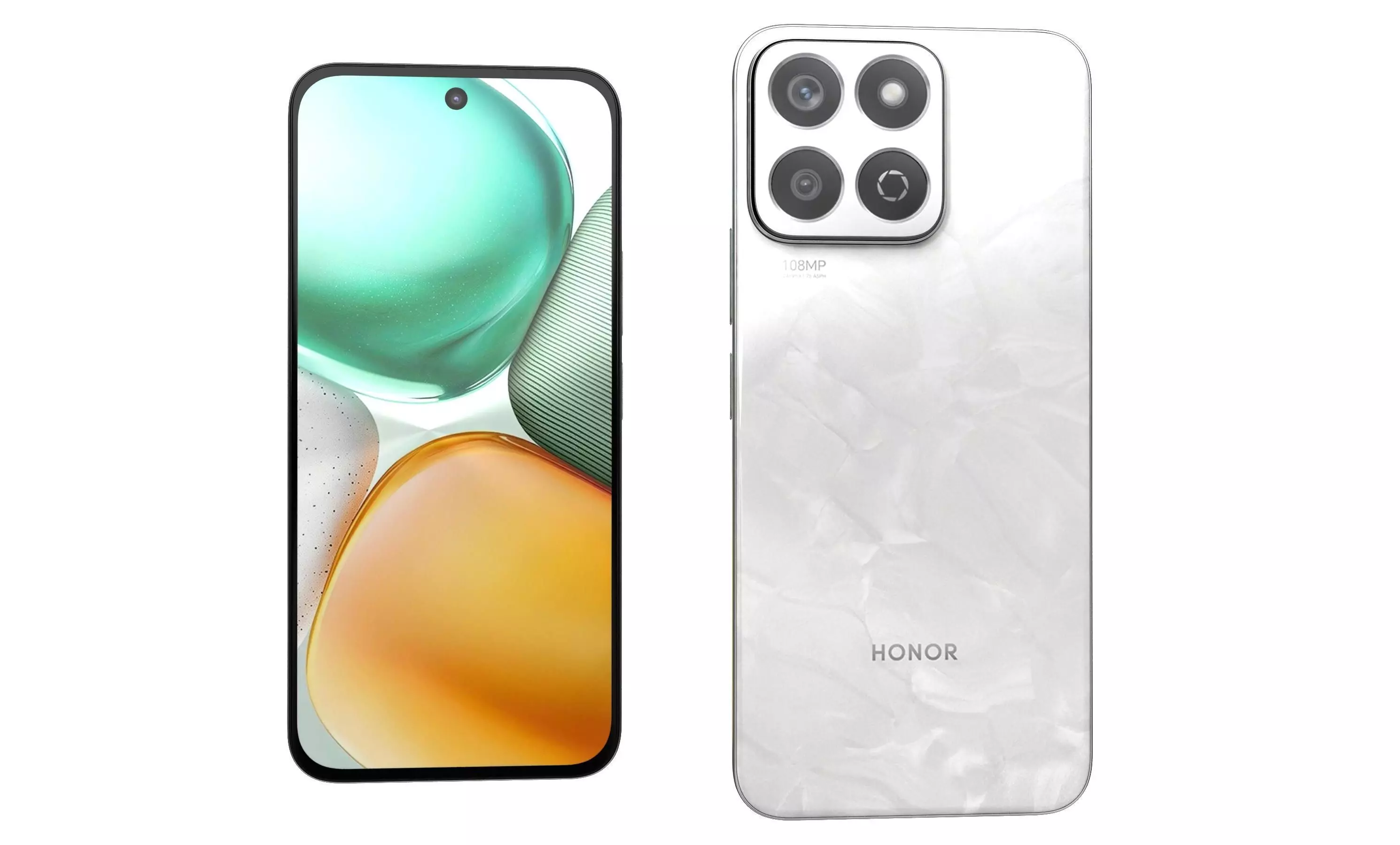 Honor X7c Moonlight White 3D model