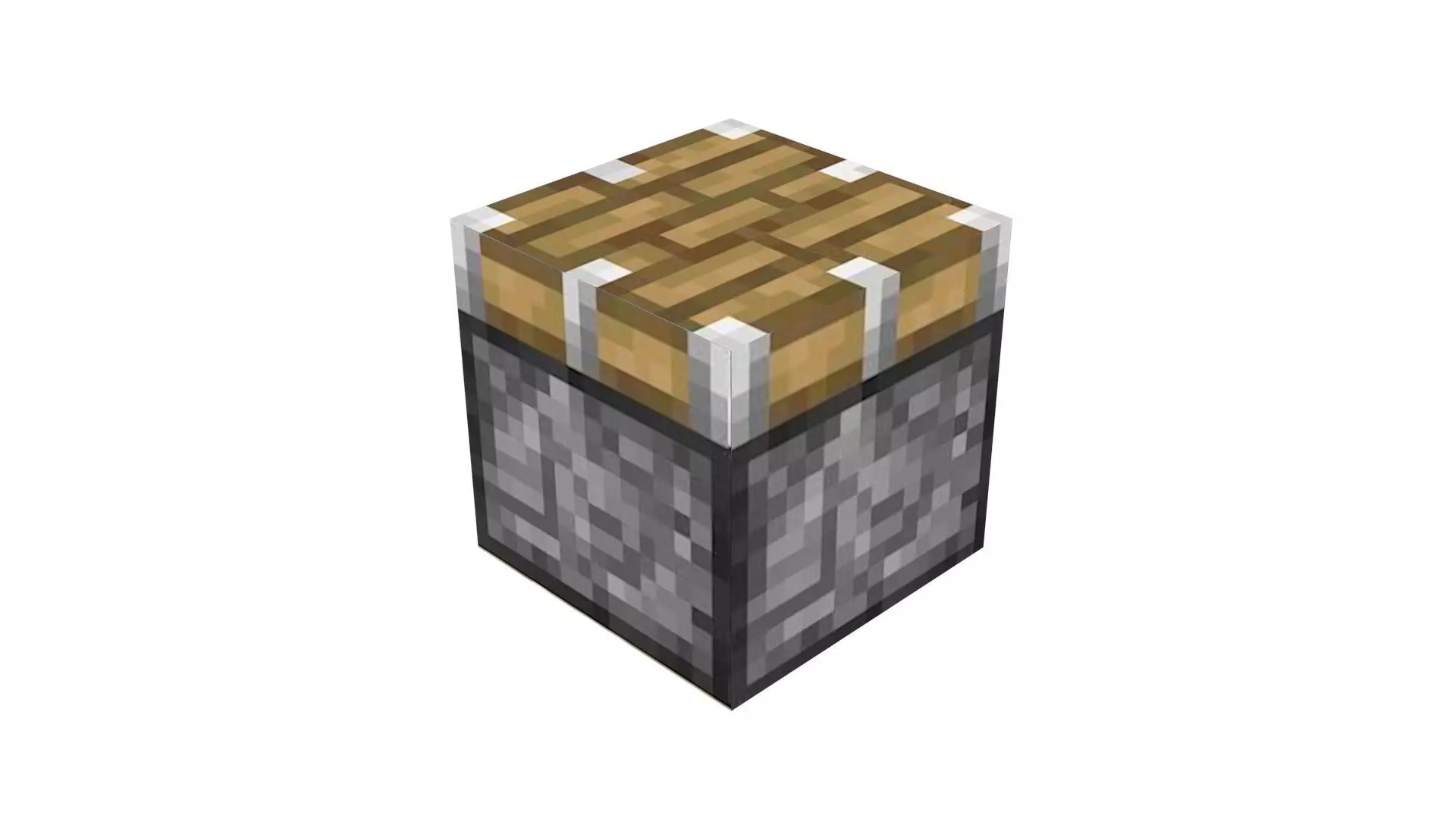 Minecraft Piston 3D model_5