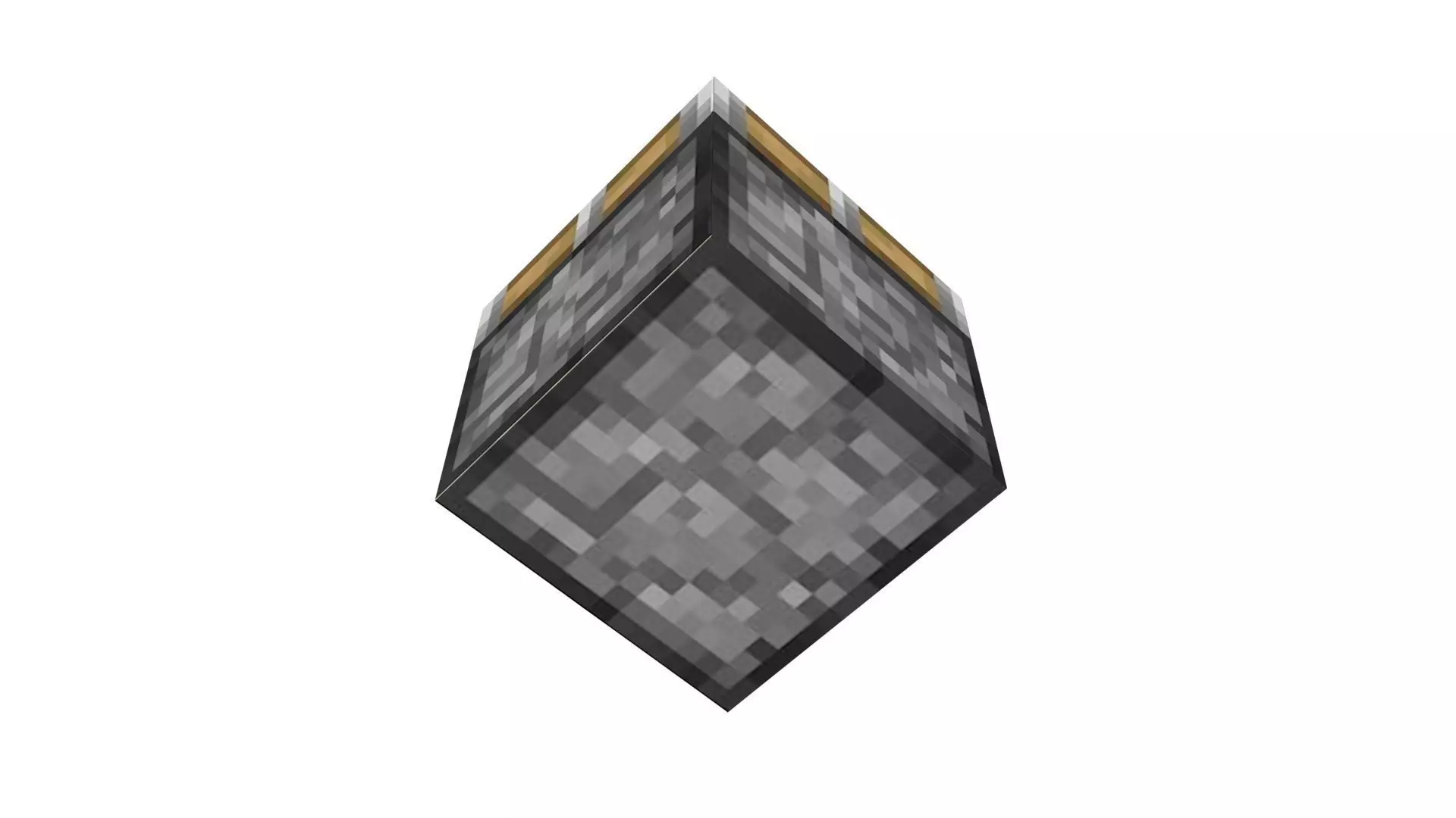 Minecraft Piston 3D model_4