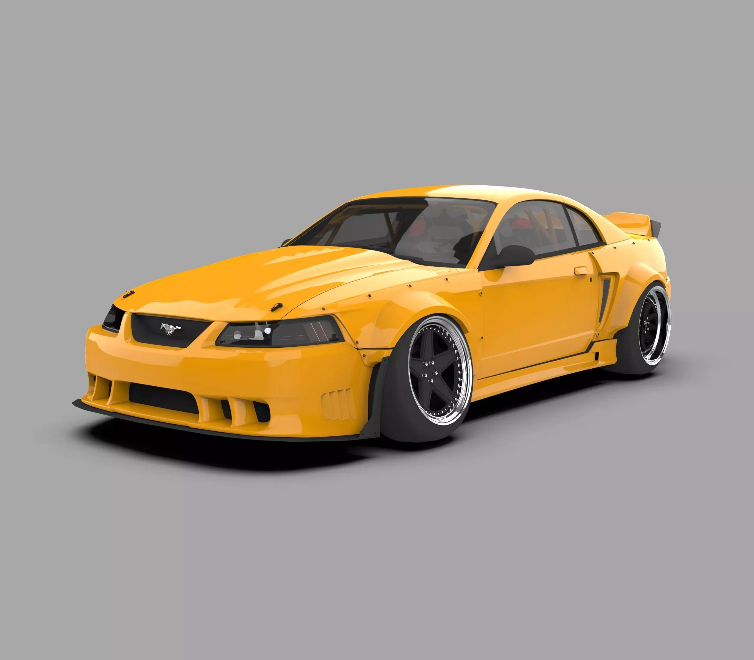 Ford Mustang SVT Cobra High Performance Muscle Car 3D model