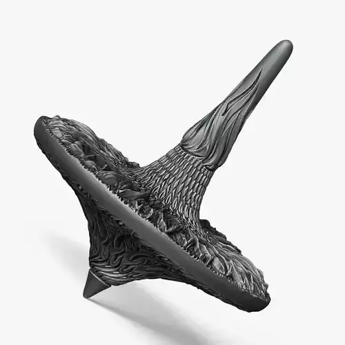 Sunflower Spinning Top 3D print model