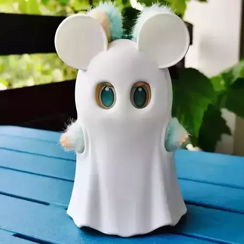 Labubu Mickey Ghost