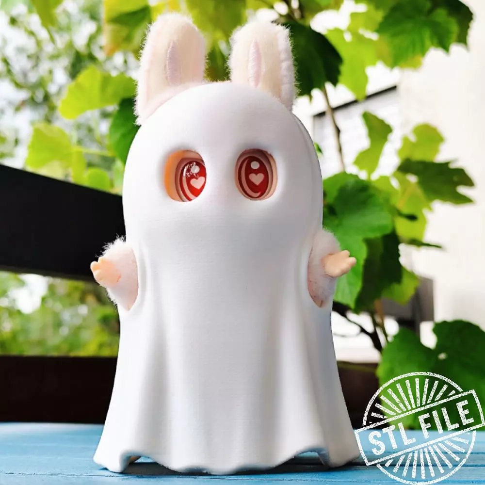 Labubu Kind Ghost 3D print model_0