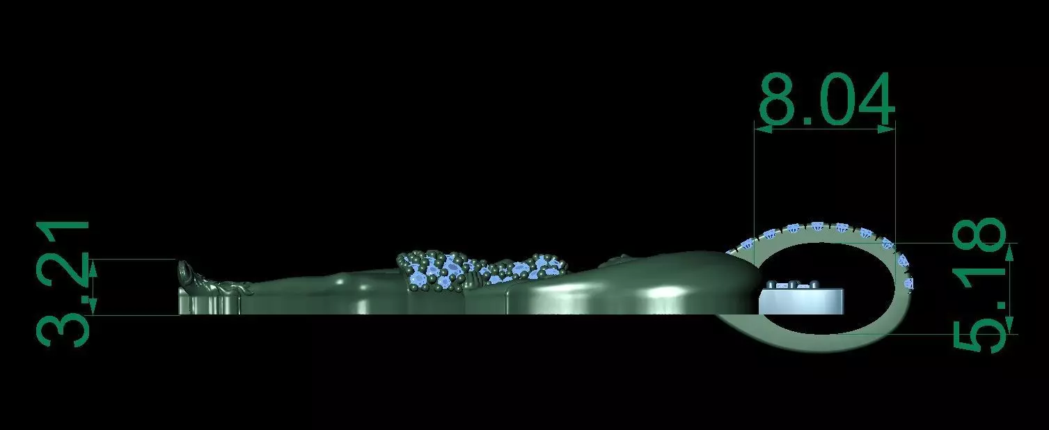 Fairy Pendant 3D print model_6