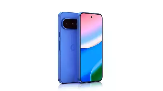 Google Pixel 10 Low-poly 3D model
