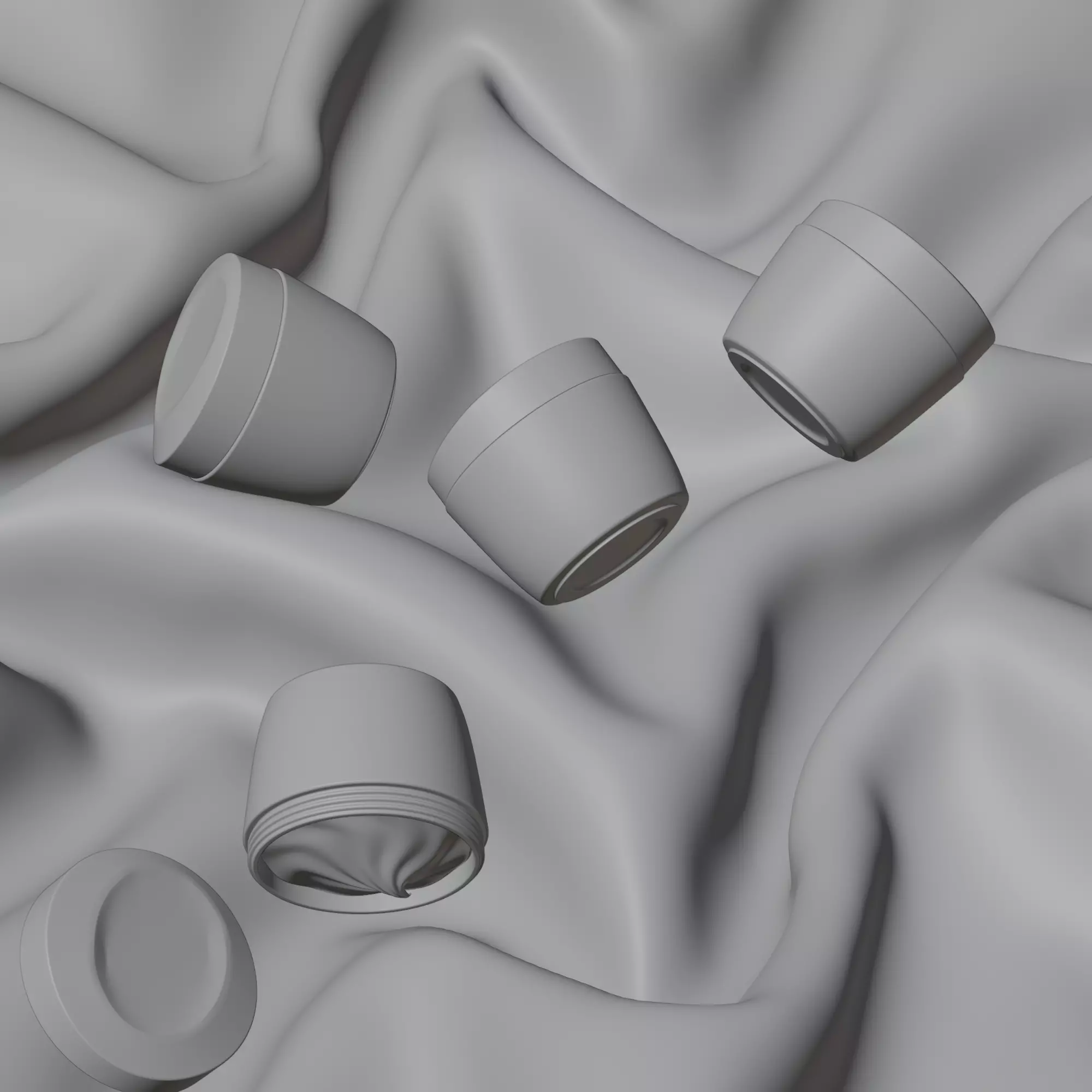 3D Foundation Cream  Realistic Model 3D model_9