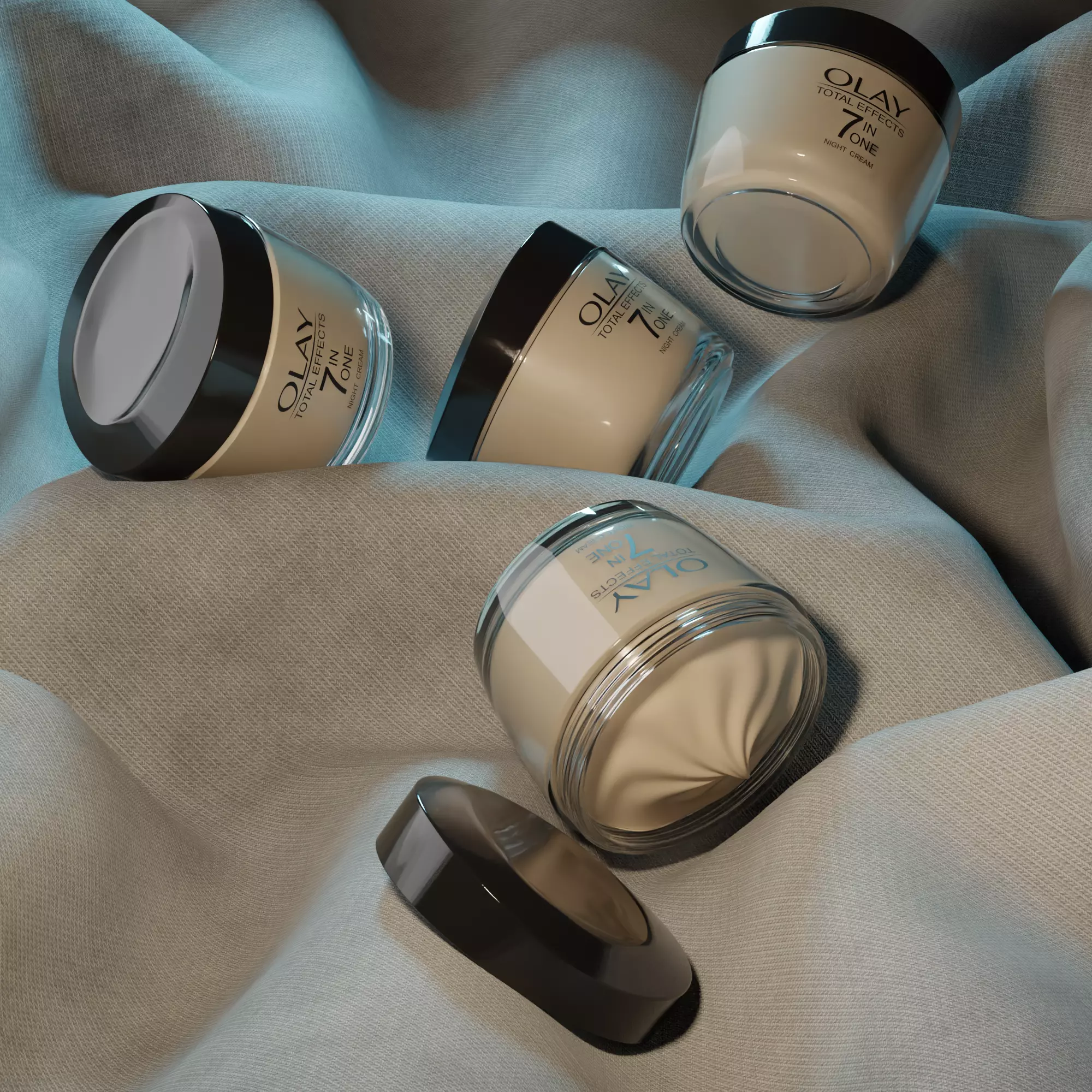 3D Foundation Cream  Realistic Model 3D model_5