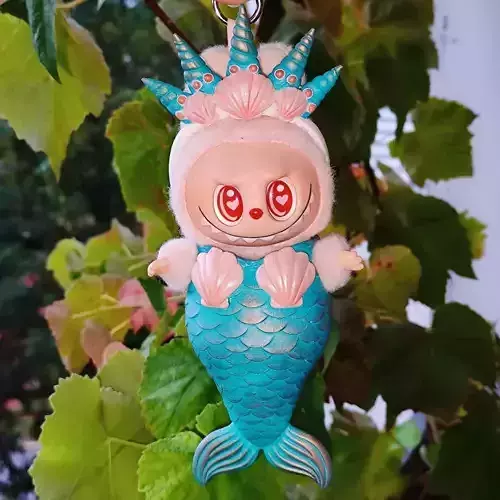Labubu Mermaid crown and tail set