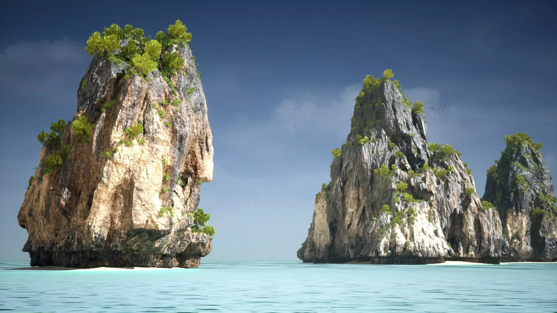 Asian Rocks Pack 8k Textures Low-poly 3D model_4