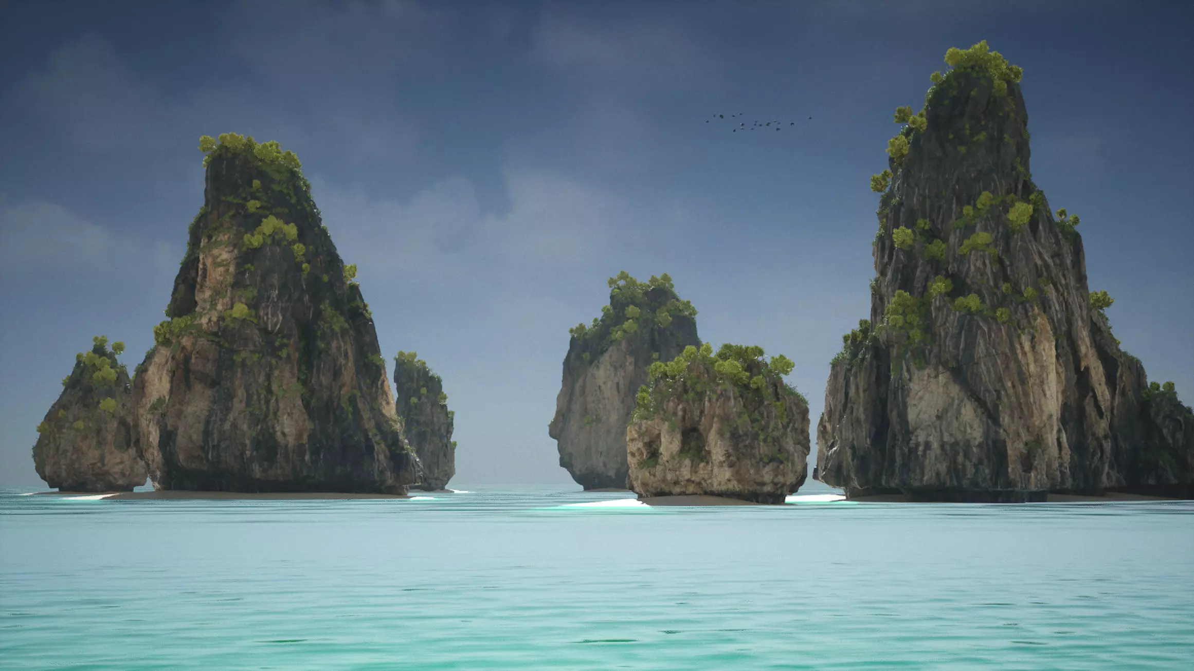 Asian Rocks Pack 8k Textures Low-poly 3D model_3