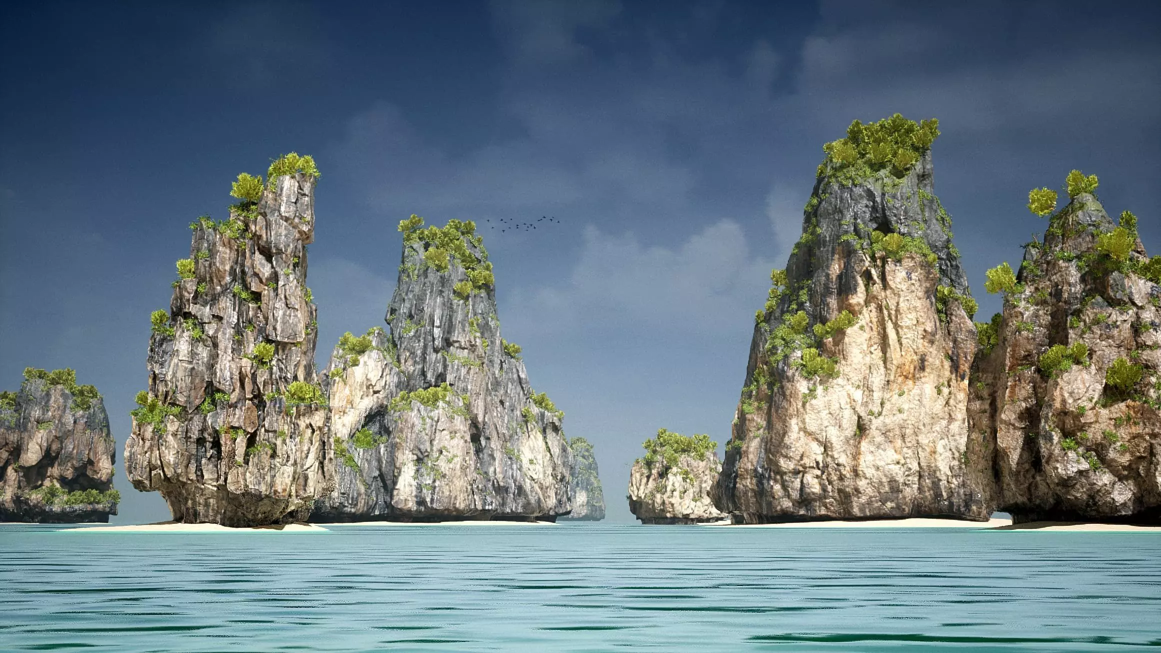 Asian Rocks Pack 8k Textures Low-poly 3D model_2