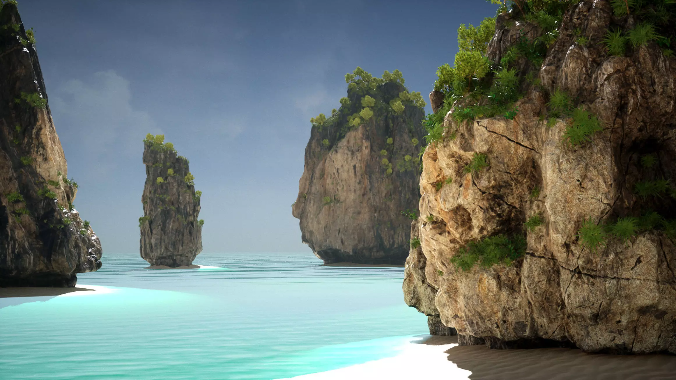 Asian Rocks Pack 8k Textures Low-poly 3D model_9