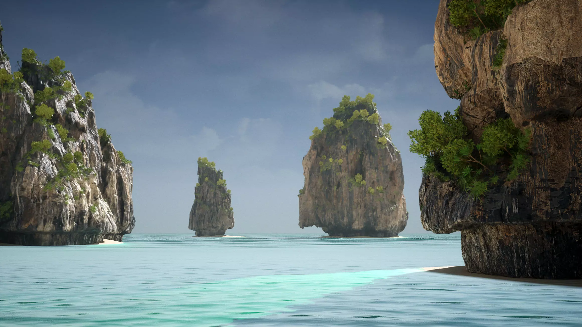 Asian Rocks Pack 8k Textures Low-poly 3D model_7