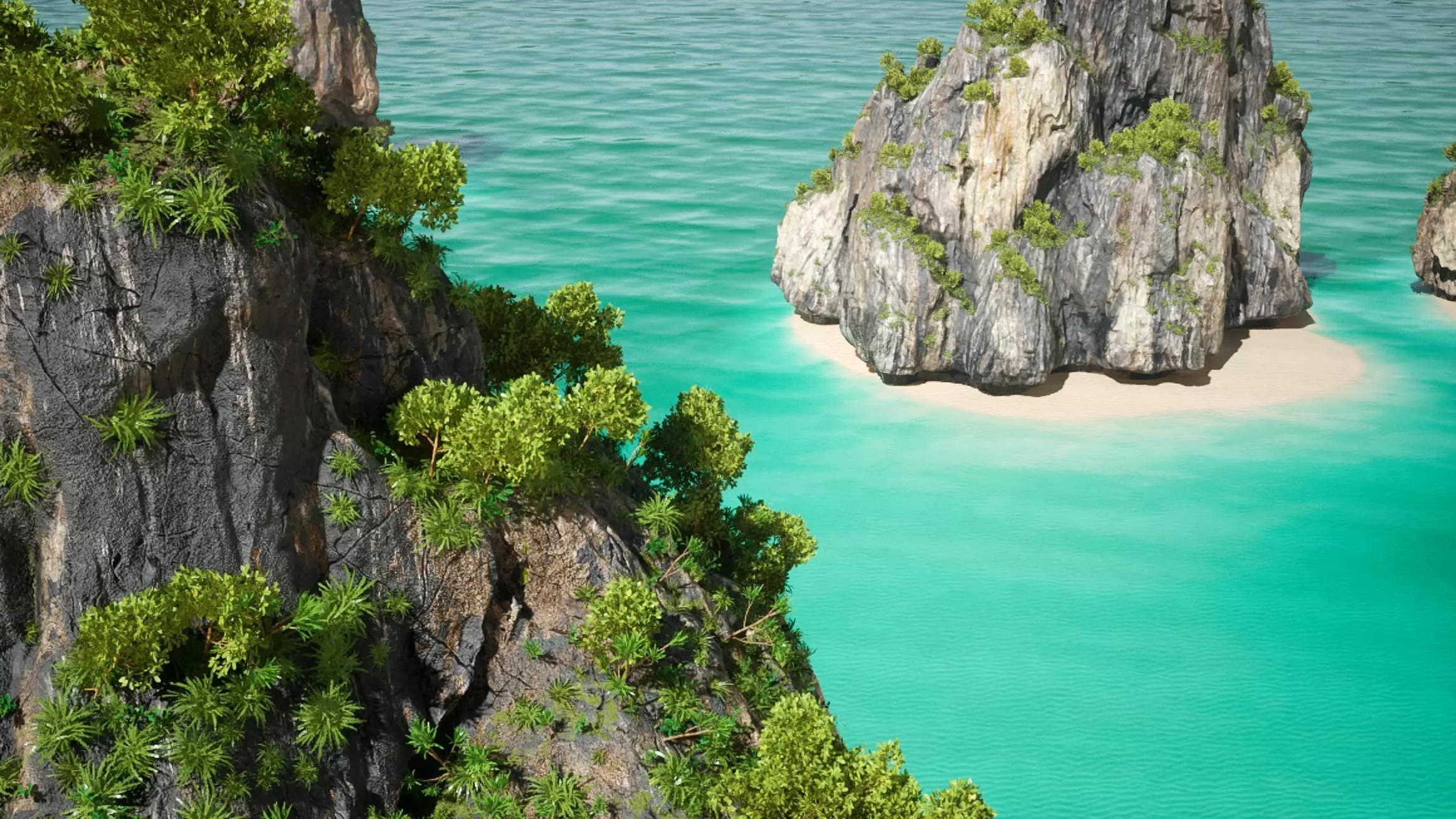 Asian Rocks Pack 8k Textures Low-poly 3D model_5