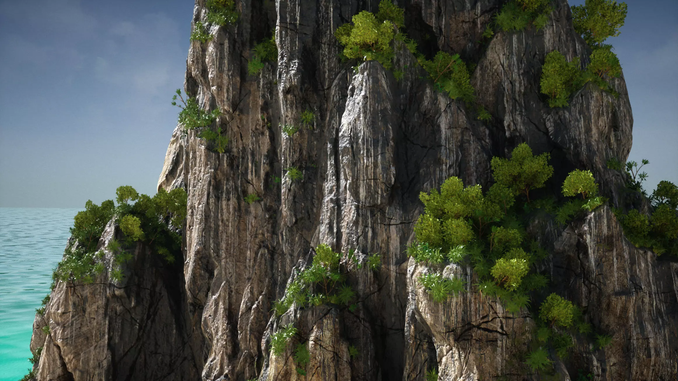 Asian Rocks Pack 8k Textures Low-poly 3D model_16