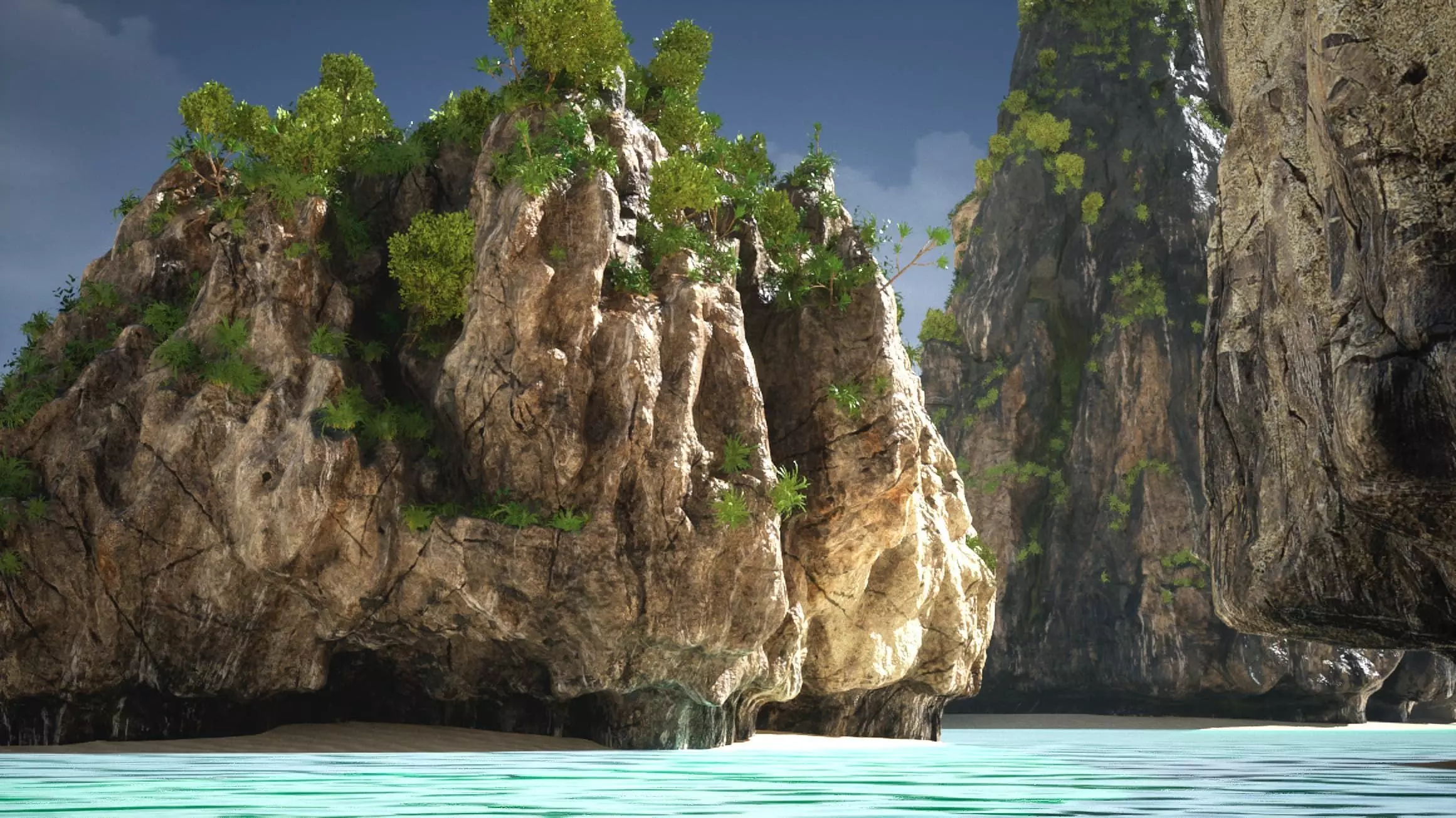 Asian Rocks Pack 8k Textures Low-poly 3D model_15