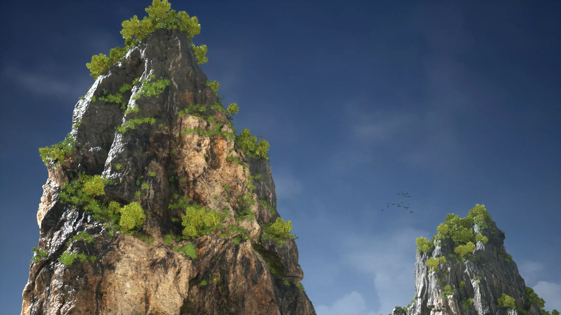 Asian Rocks Pack 8k Textures Low-poly 3D model_10