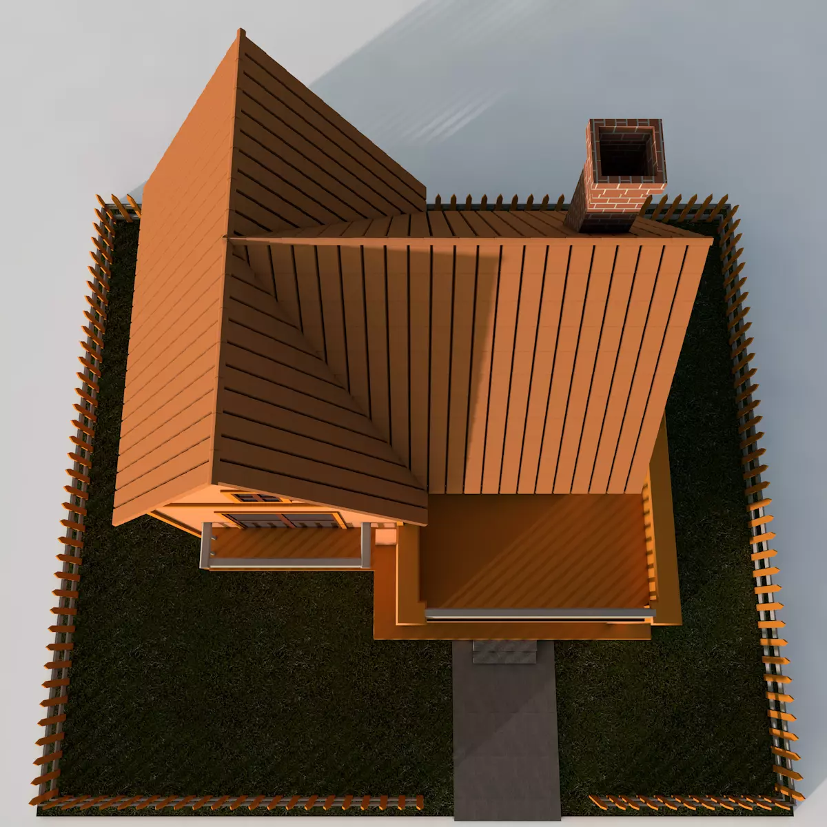 Cartoon House Pack 3D model_31