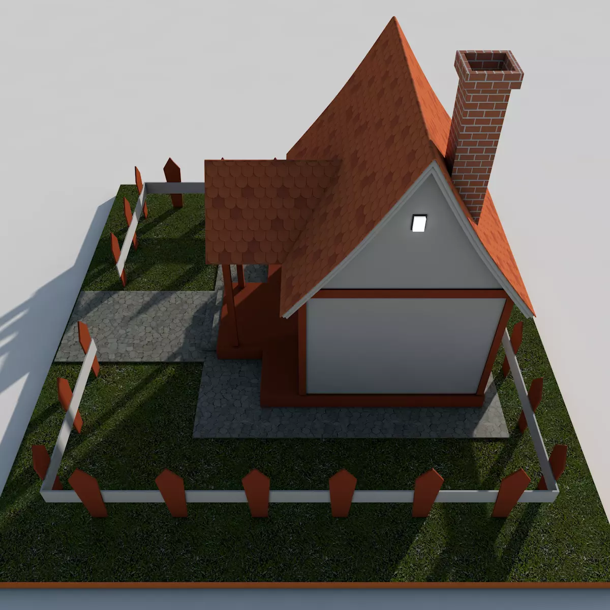 Cartoon House Pack 3D model_42