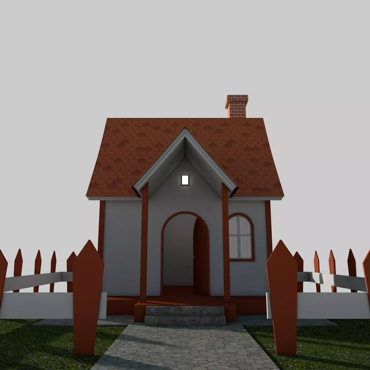 Cartoon House Pack 3D model_41