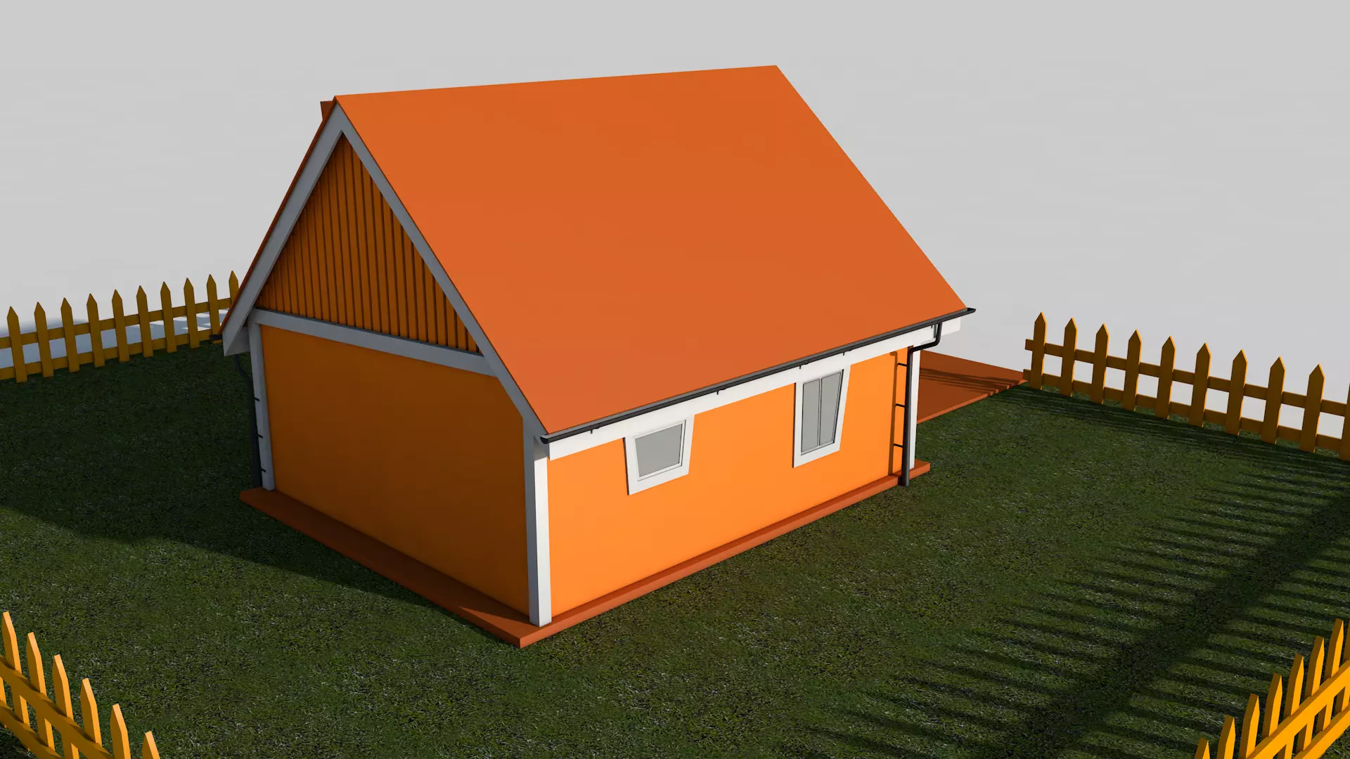 Cartoon House Pack 3D model_19