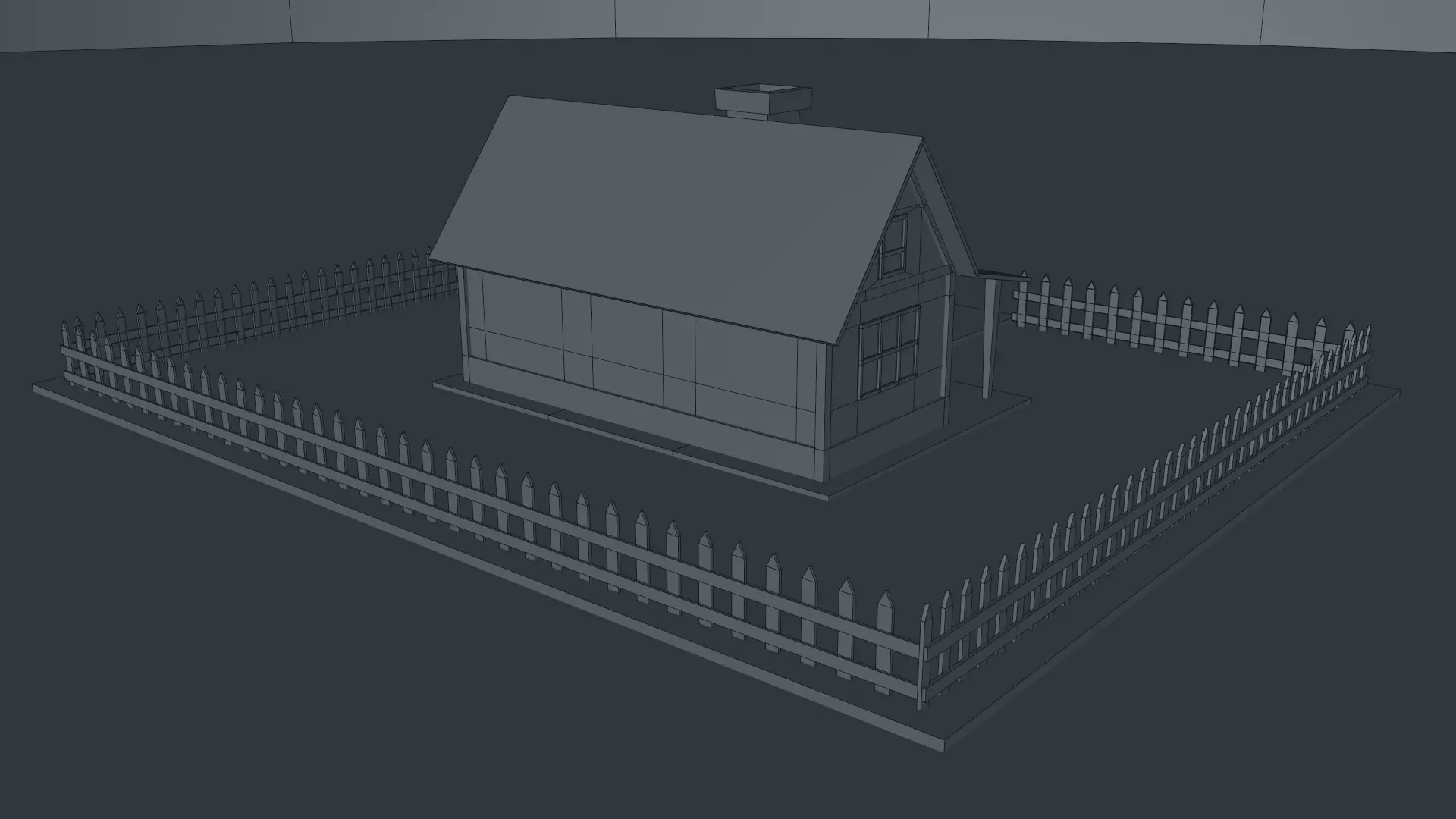 Cartoon House Pack 3D model_56