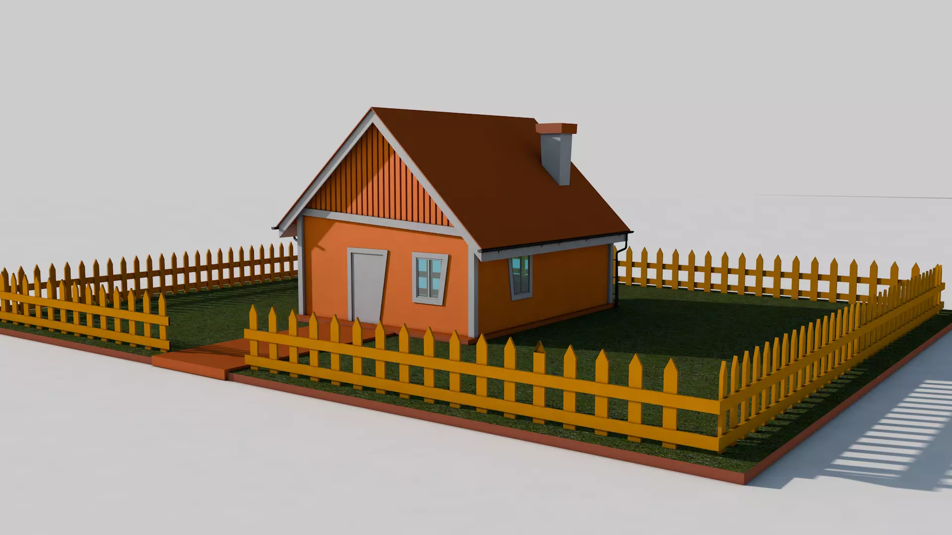 Cartoon House Pack 3D model_18