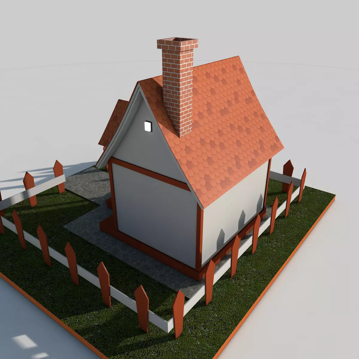 Cartoon House Pack 3D model_39