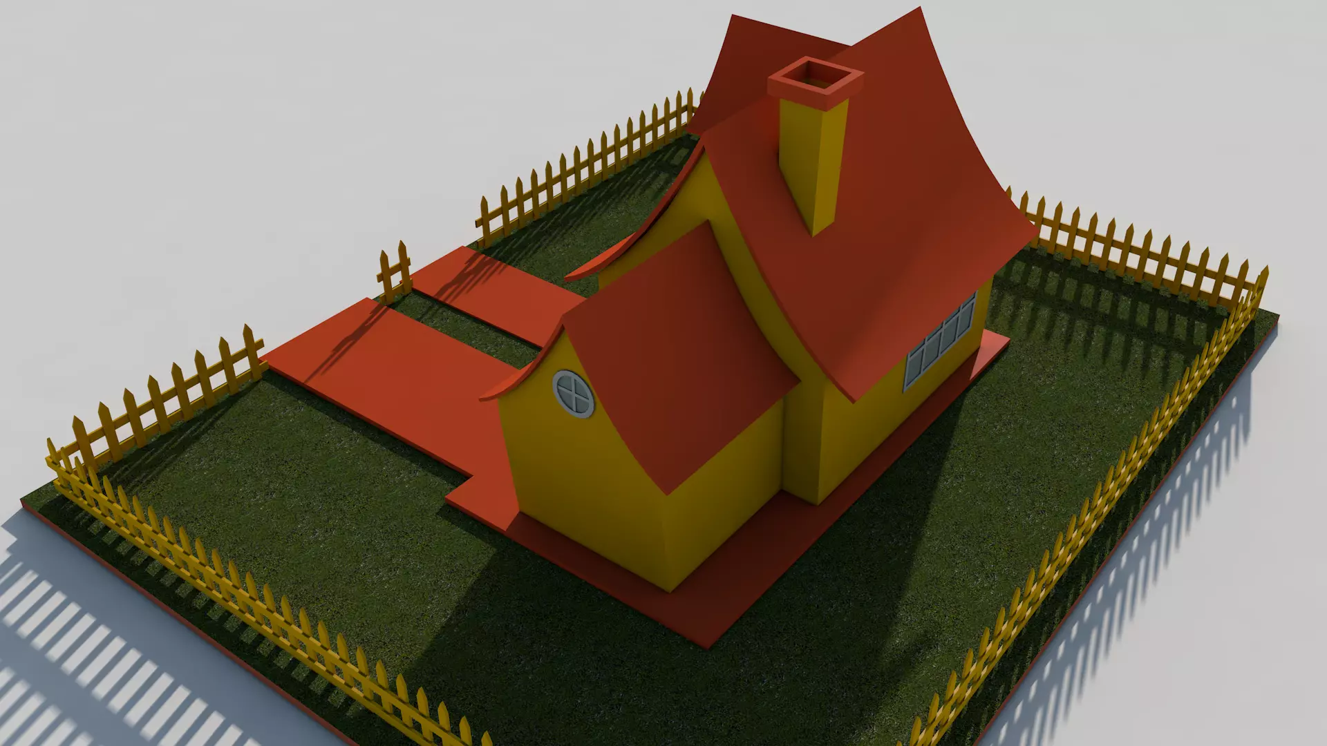 Cartoon House Pack 3D model_22