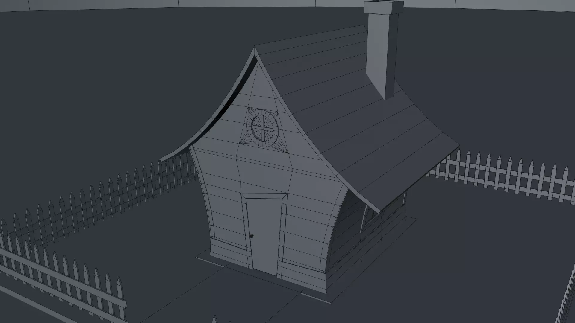 Cartoon House Pack 3D model_57