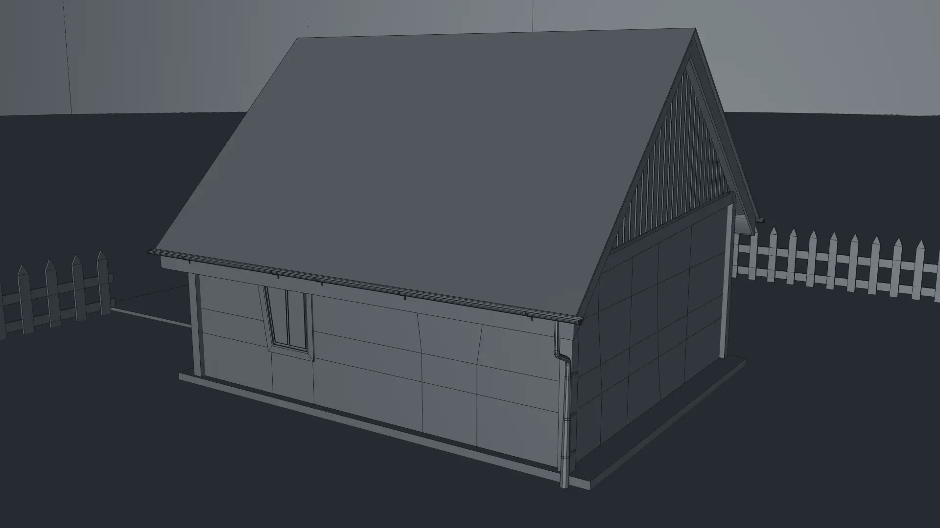 Cartoon House Pack 3D model_48