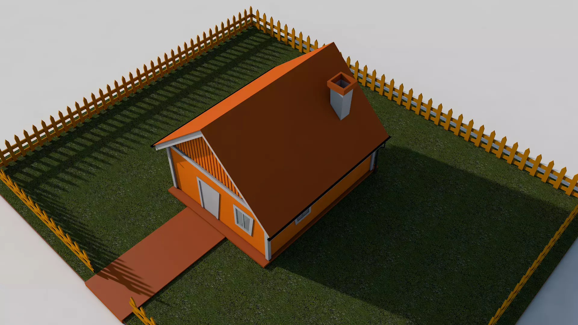 Cartoon House Pack 3D model_17