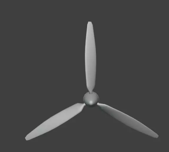 3 Blade Propeller RC Airplane and Wind Turbine 3D print model_3