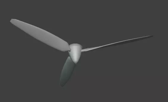 3 Blade Propeller RC Airplane and Wind Turbine 3D print model_4