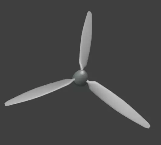 3 Blade Propeller RC Airplane and Wind Turbine 3D print model_5