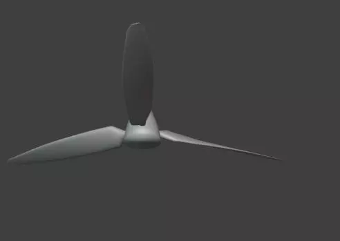 3 Blade Propeller RC Airplane and Wind Turbine 3D print model_2