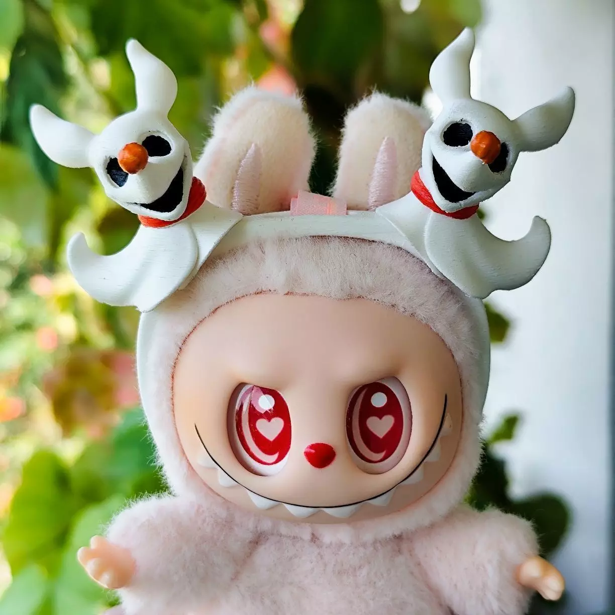 Labubu Halloween headband 3D print model_0