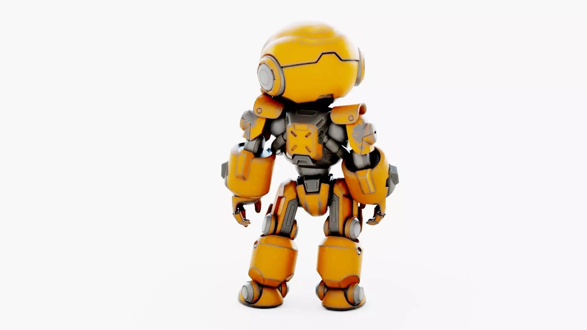 ROBO ZERO-X Rigged for Unreal Engine - Unity - MIXAMO 3D model_16