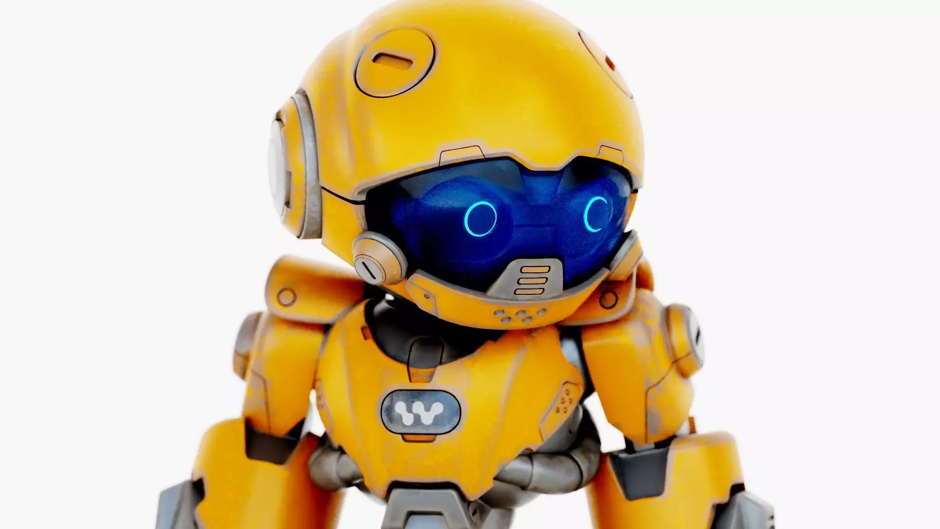 ROBO ZERO-X Rigged for Unreal Engine - Unity - MIXAMO 3D model_23